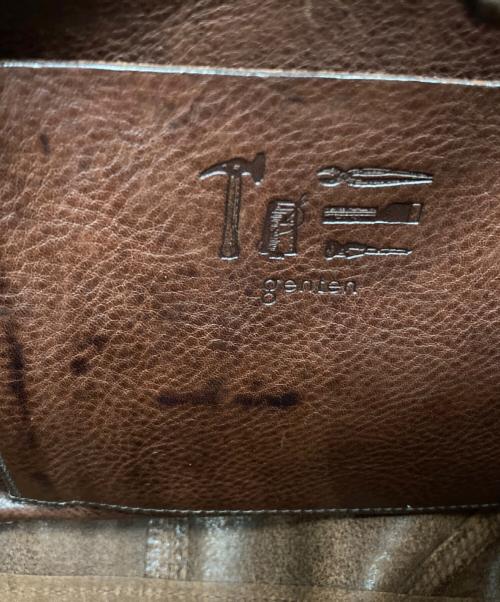 genten（ゲンテン）genten (ゲンテン) 2wayレザーショルダーバッグ ブラウンの古着・服飾アイテム