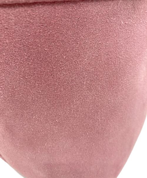 chiiii（チー）CHIIII (チー) スエードバスケットバッグ ピンクの古着・服飾アイテム