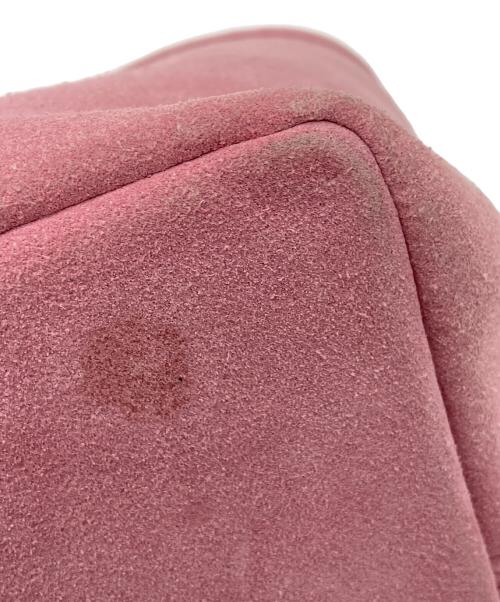 chiiii（チー）CHIIII (チー) スエードバスケットバッグ ピンクの古着・服飾アイテム