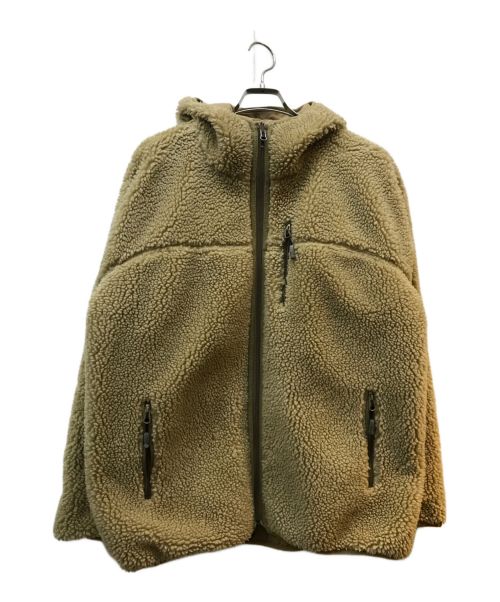 stussy（ステューシー）stussy (ステューシー) リバーシブル ボアフリースジャケット ブラウン サイズ:Lの古着・服飾アイテム
