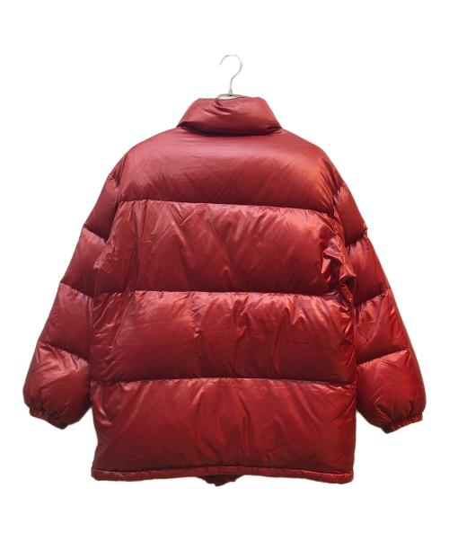 UNUSED（アンユーズド）UNUSED (アンユーズド) ビックサイズスタンドカラーダウンジャケット レッド サイズ:2の古着・服飾アイテム