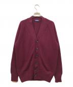 Drumohrドルモア）の古着「ニットカーディガン」｜ボルドー