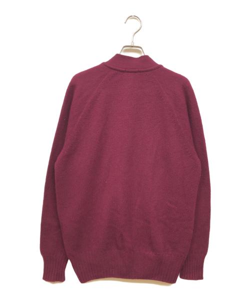 Drumohr（ドルモア）Drumohr (ドルモア) ニットカーディガン ボルドー サイズ:Lの古着・服飾アイテム