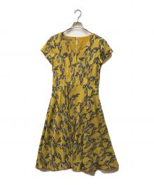 LAURA ASHLEY（ローラ アシュレイ）の古着「ノースリーブワンピース」｜イエロー