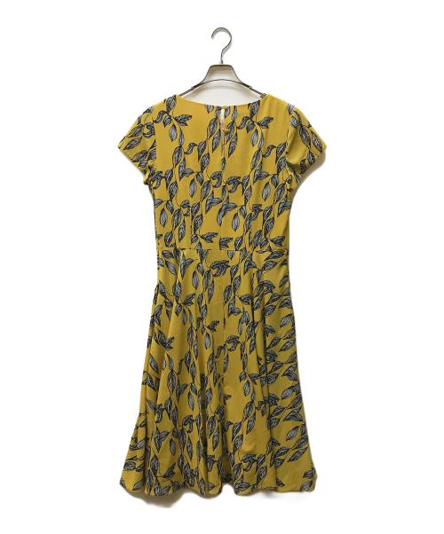 LAURA ASHLEY（ローラ アシュレイ）LAURA ASHLEY (ローラ アシュレイ) ノースリーブワンピース イエロー サイズ:10の古着・服飾アイテム