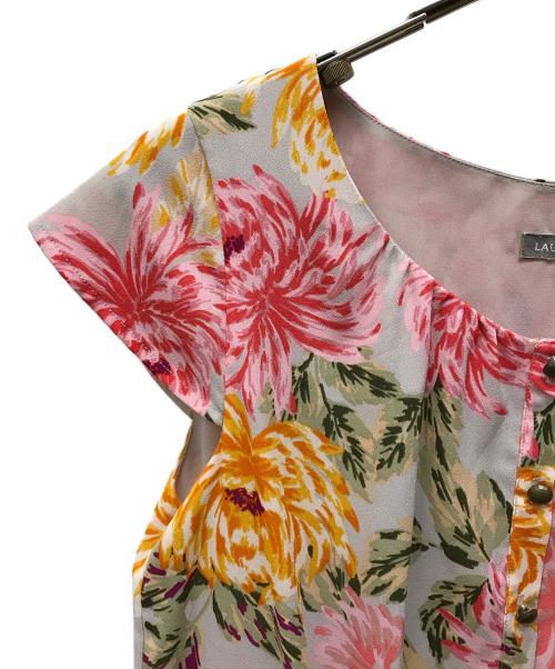 LAURA ASHLEY（ローラ アシュレイ）LAURA ASHLEY (ローラ アシュレイ) ノースリーブワンピース ピンク サイズ:11の古着・服飾アイテム