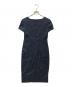 EMPORIO ARMANI (エンポリオアルマーニ) ストレッチリネンワンピース ネイビー サイズ:40：6000円
