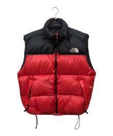THE NORTH FACE（ザ ノース フェイス）の古着「ヌプシダウンベスト」｜レッド