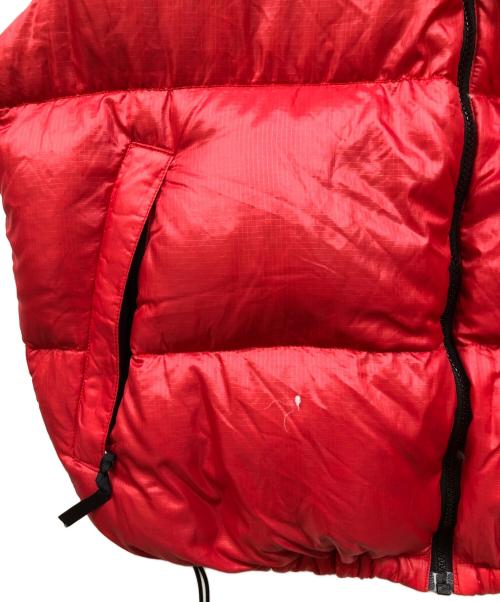 THE NORTH FACE（ザ ノース フェイス）THE NORTH FACE (ザ ノース フェイス) ヌプシダウンベスト レッド サイズ:XXLの古着・服飾アイテム
