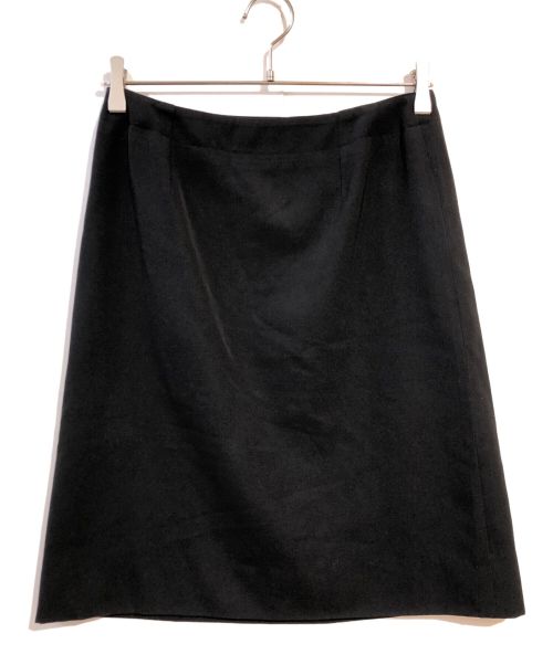 CHANEL（シャネル）CHANEL (シャネル) ココマーク釦台形スカート ブラック サイズ:38の古着・服飾アイテム