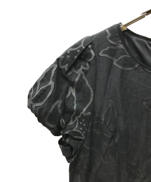 HIROKO BIS（ヒロコビス）HIROKO BIS (ヒロコビス) フラワージャガードワンピース ブラック サイズ:11の古着・服飾アイテム