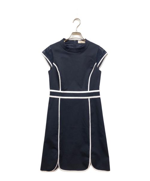 KITAMURA（キタムラ）KITAMURA (キタムラ) ノースリーブワンピース ネイビー サイズ:40の古着・服飾アイテム