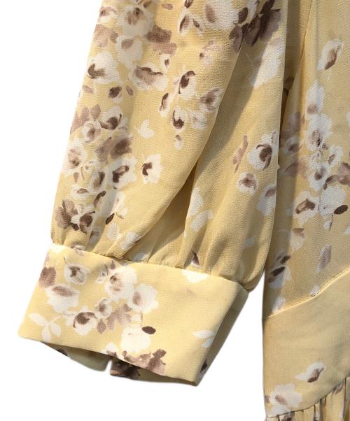 JILL STUART（ジルスチュアート）JILL STUART (ジルスチュアート) フラワーワンピース イエロー サイズ:4の古着・服飾アイテム