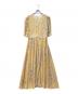 JILL STUART (ジルスチュアート) フラワーワンピース イエロー サイズ:4：10000円