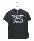 GUERRILLA FUNK PUBLIC ENEMYゲリラファンク パブリックエナミー）の古着「パブリックエナミー Tシャツ」｜ブラック