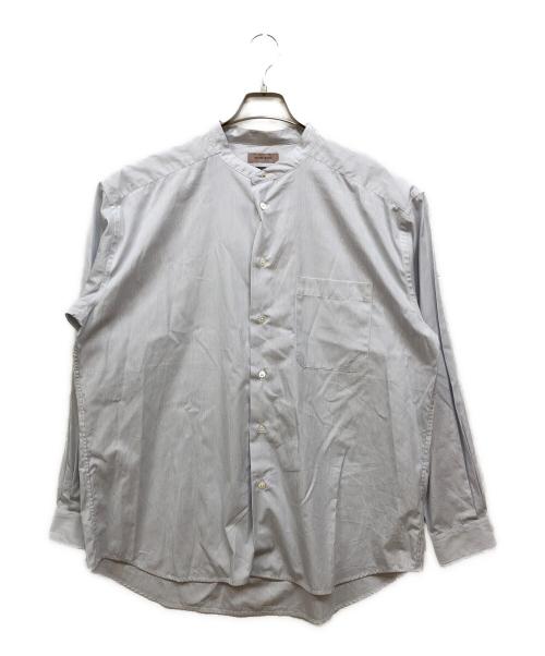 BEAMS Lights（ビームスライト）BEAMS Lights (ビームスライト) バンドカラーシャツ グレー サイズ:SIZE L 未使用品の古着・服飾アイテム