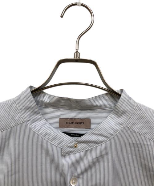 BEAMS Lights（ビームスライト）BEAMS Lights (ビームスライト) バンドカラーシャツ グレー サイズ:SIZE L 未使用品の古着・服飾アイテム