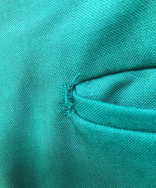 PAUL SMITH（ポールスミス）PAUL SMITH (ポールスミス) プリーツタックスラックス グリーン サイズ:Mの古着・服飾アイテム