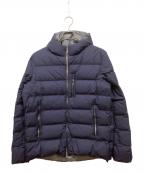 HERNOヘルノ）の古着「7 DENIER セッテデニール パッカブル フーデッドダウンジャケット」｜ネイビー