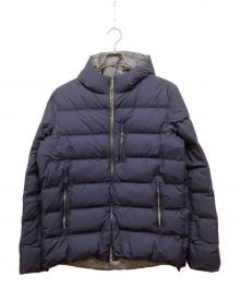 HERNO（ヘルノ）の古着「7 DENIER セッテデニール パッカブル フーデッドダウンジャケット」｜ネイビー