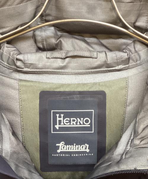 HERNO（ヘルノ）HERNO (ヘルノ) 7 DENIER セッテデニール パッカブル フーデッドダウンジャケット ネイビー サイズ:SIZE 52の古着・服飾アイテム