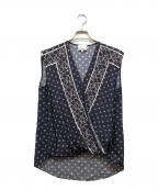 3.1 phillip limスリーワンフィリップリム）の古着「ノースリーブブラウス」｜ネイビー