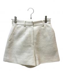anuans（アニュアンス）の古着「ツイードショートパンツ」｜ホワイト
