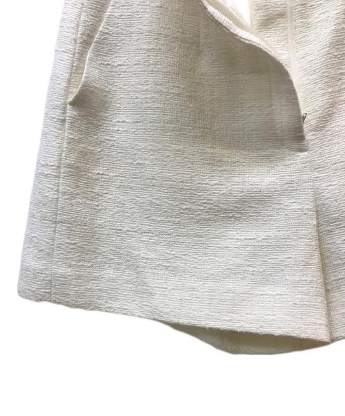 anuans（アニュアンス）anuans (アニュアンス) ツイードショートパンツ ホワイト サイズ:Mの古着・服飾アイテム