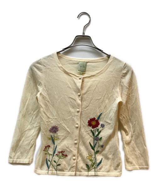 Sybilla（シビラ）Sybilla (シビラ) 刺繍カーディガン ホワイト サイズ:Mの古着・服飾アイテム