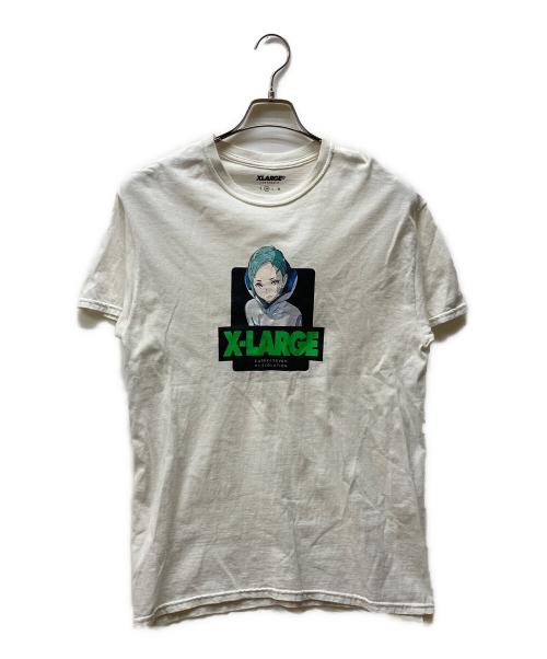 X-LARGE（エクストララージ）X-LARGE (エクストララージ) エウレカセブンコラボTシャツ ホワイト サイズ:Mの古着・服飾アイテム