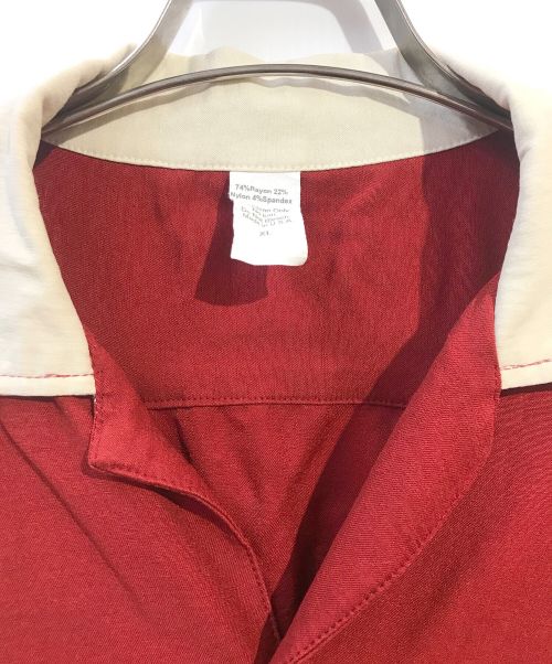 WILDTURKEY（ワイルドターキー）WILDTURKEY (ワイルドターキー) ボーリングシャツ レッド サイズ:XLの古着・服飾アイテム