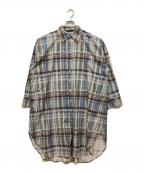 Acne studiosアクネ ストゥディオス）の古着「シャツワンピース」｜スカイブルー