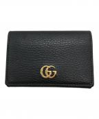 GUCCIグッチ）の古着「プチマーモントカードケース」｜ブラック