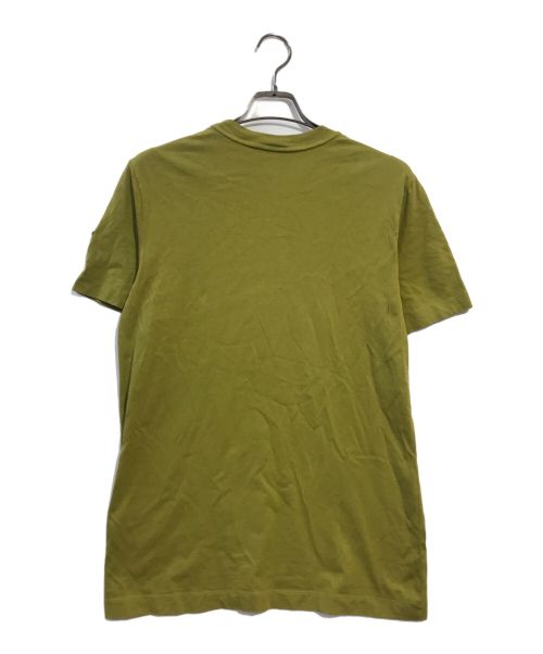 MONCLER（モンクレール）MONCLER (モンクレール) ワッペン付きロゴTシャツ オリーブ サイズ:Mの古着・服飾アイテム