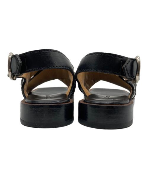 J&M DAVIDSON（ジェイ＆エム デヴィッドソン）J&M DAVIDSON (ジェイ＆エム デヴィッドソン) サンダル ブラック サイズ:37の古着・服飾アイテム