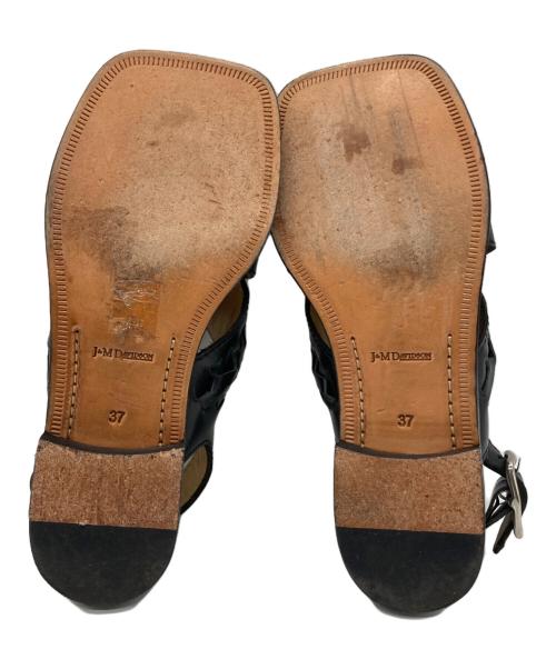 J&M DAVIDSON（ジェイ＆エム デヴィッドソン）J&M DAVIDSON (ジェイ＆エム デヴィッドソン) サンダル ブラック サイズ:37の古着・服飾アイテム