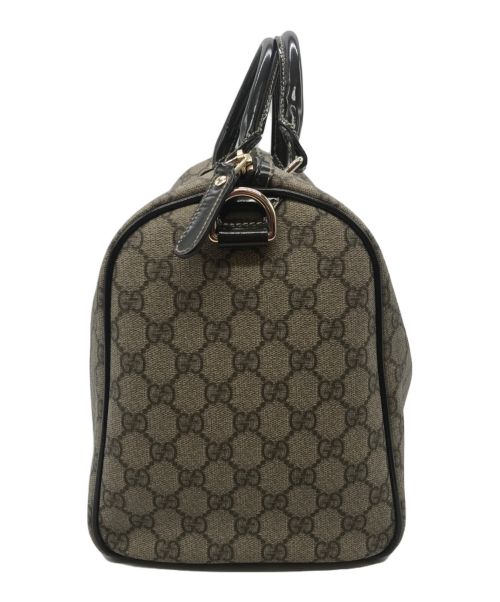 GUCCI（グッチ）GUCCI (グッチ) GGスプリームミニボストンバッグ ブラウンの古着・服飾アイテム