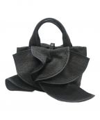 medeluメデル）の古着「ラッセルフリルトートバッグ」｜グレー