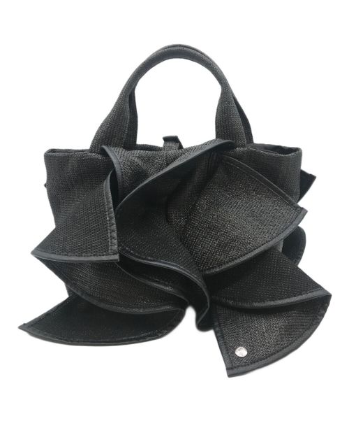 medelu（メデル）medelu (メデル) ラッセルフリルトートバッグ グレーの古着・服飾アイテム