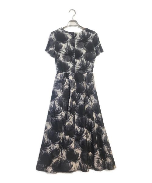 MaxMara（マックスマーラ）MaxMara (マックスマーラ) シルクショートスリーブワンピース ブラック サイズ:36の古着・服飾アイテム