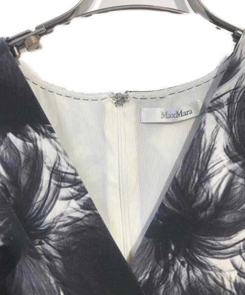 MaxMara（マックスマーラ）MaxMara (マックスマーラ) シルクショートスリーブワンピース ブラック サイズ:36の古着・服飾アイテム