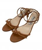 NEBULONIEネブローニ）の古着「スキニーストラップサンダル」｜ブラウン