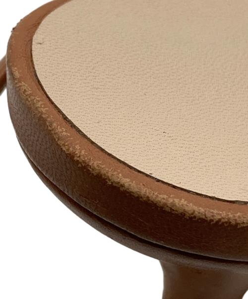 NEBULONIE（ネブローニ）NEBULONIE (ネブローニ) スキニーストラップサンダル ブラウン サイズ:38の古着・服飾アイテム