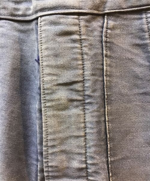 REAL AIGLON（リアルエイグロン）REAL AIGLON (リアルエイグロン) モールスキンオーバーオール ブルー サイズ:記載なしの古着・服飾アイテム