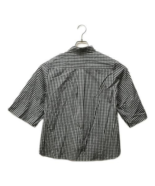 LOEFF（ロエフ）LOEFF (ロエフ) コットン ギンガムチェック シャツ ブラック サイズ:FREEの古着・服飾アイテム