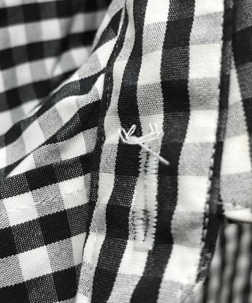 LOEFF（ロエフ）LOEFF (ロエフ) コットン ギンガムチェック シャツ ブラック サイズ:FREEの古着・服飾アイテム