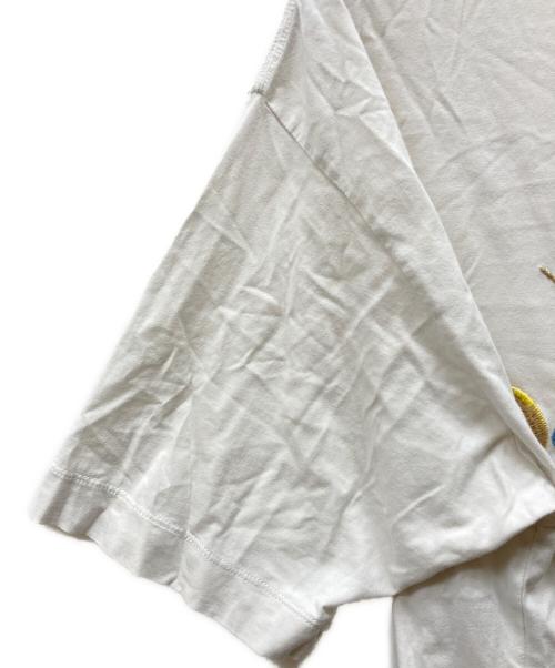 MAISON SPECIAL（メゾンスペシャル）MAISON SPECIAL (メゾンスペシャル) フラワーエンブロイダリーTシャツ ホワイト サイズ:00の古着・服飾アイテム