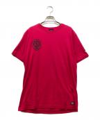 PEARLY GATESパーリーゲイツ）の古着「プリントカットソー」｜ピンク