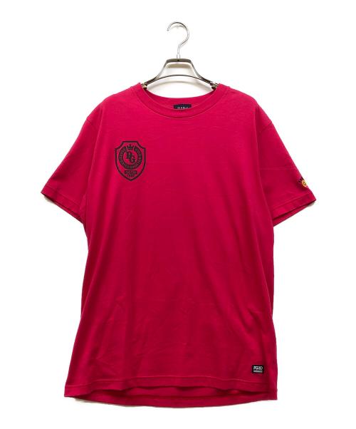 PEARLY GATES（パーリーゲイツ）PEARLY GATES (パーリーゲイツ) プリントカットソー ピンク サイズ:２Lの古着・服飾アイテム