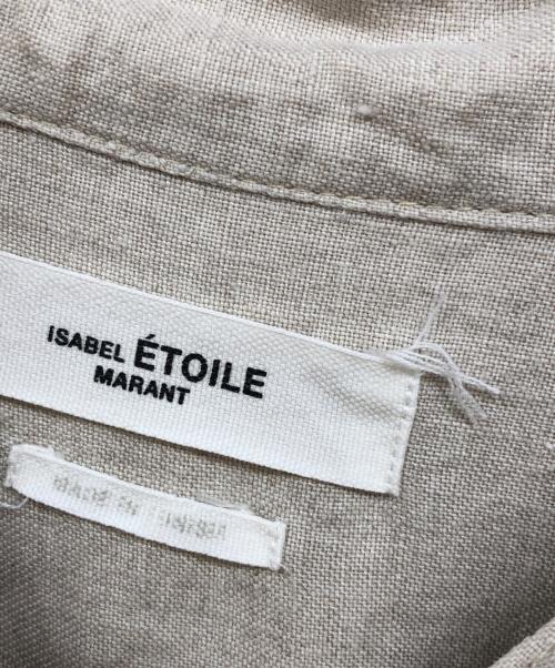 ISABEL MARANT ETOILE（イザベルマランエトワール）ISABEL MARANT ETOILE (イザベルマランエトワール) リネン ウエスタンシャツ ベージュ サイズ:36の古着・服飾アイテム